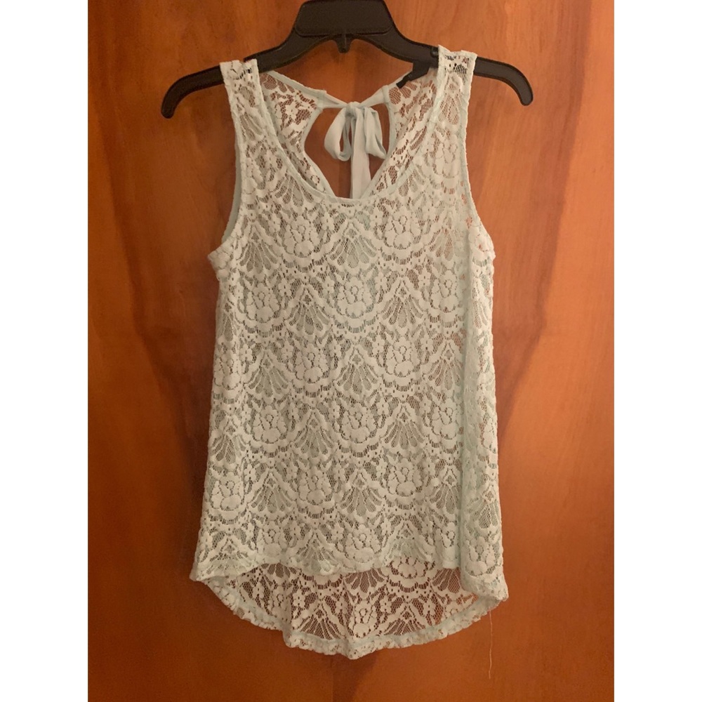 Lace tank top
